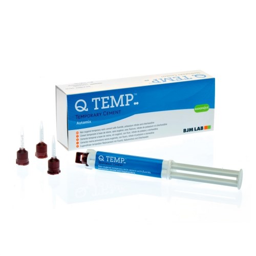 Цемент композитный Q-Temp Automix, шприц 5мл +10 смес. BJM LAB (Израиль) 0001913099 - фото 335149