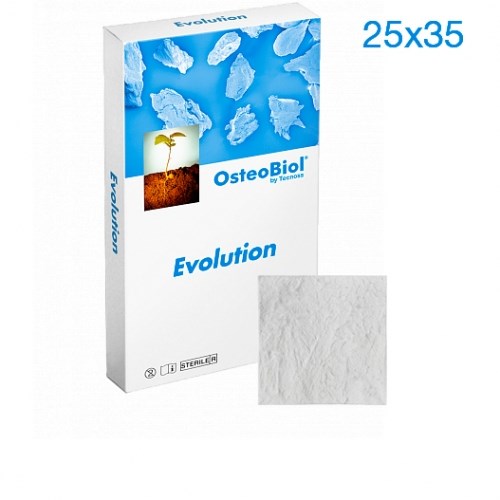 Osteobiol Evolution STANDART 25х35 мм (0,3-0,5мм). EM00HS Мембрана 1231913507 - фото 335710