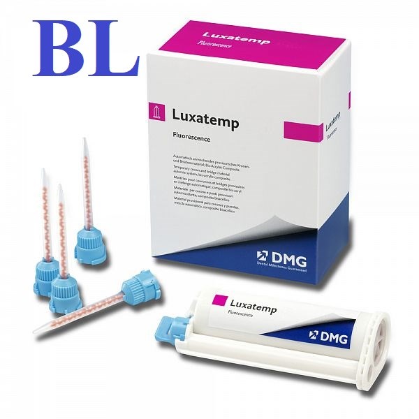 LUXATEMP Fluorescence, картридж 76 г, оттенок BL, материал для изготовления временных коронок. 110589 - фото 341882