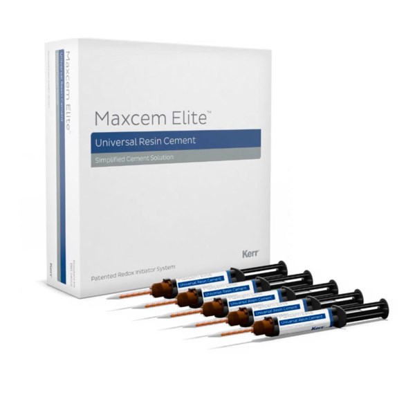 Maxcem Elite™ Standart Kit: самопротравливающий, самоадгезивный композитный цемент для непрямых реставраций. 34055 - фото 341890