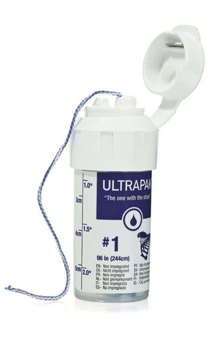 Нить ретракционная UltraPak №1 (UL1301), 244 см UL1301 - фото 341979