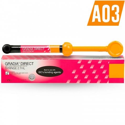 Gradia Direct (Syringe) ANTERIOR AO3  - светоотверждаемый  реставрационный гибридный композит, 4 г  (Япония) 0110215GcAO3 - фото 342181