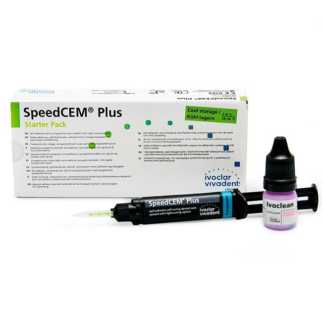 SpeedCEM Plus System Kit trans.2,5 г- Цемент композитный самопротравливающий самоадгезивный в наборе SpeedCEM Plus Starter Pack trans. 2.5 г. 681713WW - фото 343955