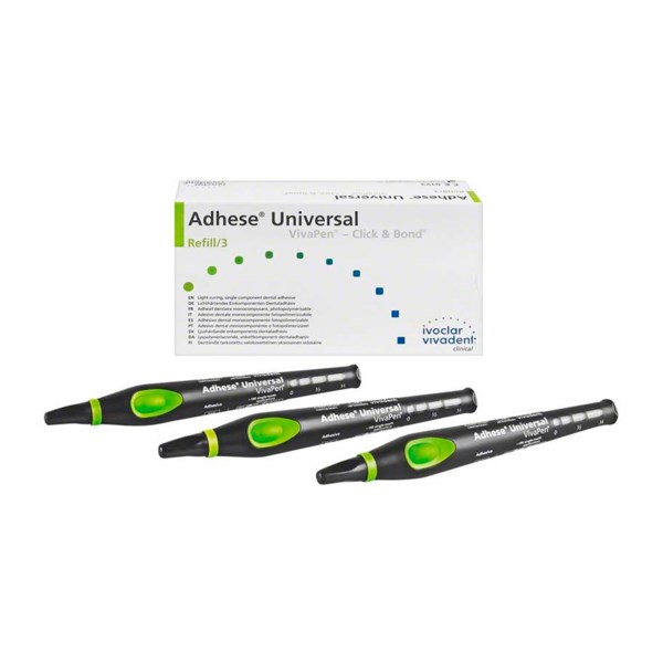 AdheSE Universal Refill ViVaPen 3 х 2 мл - светоотверждаемый стоматологический адгезив для эмали и дентина. 664505WW - фото 344010