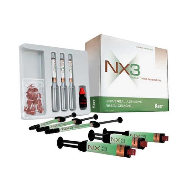 NX3 Intro Kit - композитный цемент для постоянной фиксации непрямых реставраций, включая виниры. 33642 - фото 344245