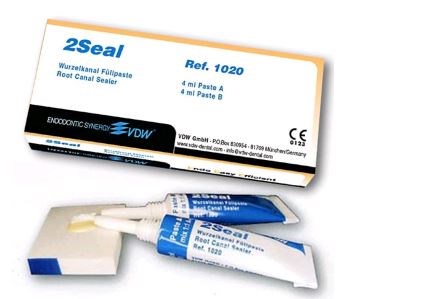 VDW 2 Seal Root Canal Sealer паста двухкомпонентная 2х4 мл V041020 - фото 344500