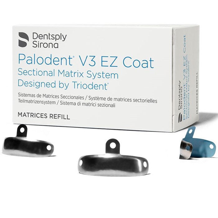 Матрицы Palodent V3 EZ COAT 4.5 мм с тефлоновым покрытием 50 шт. 659620V - фото 346043