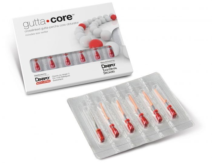 Dentsply GuttaCore - обтуратор из поперечно-сшитой гуттаперчи N045В, 6 штук. A1703B0044500 - фото 346076