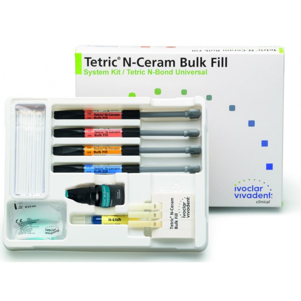 Tetric N-Ceram Bulk Fill System Kit/Tetrik N-Bond Universal - материал стоматологический для прямой реставрации, 3 г 668481AN - фото 346236