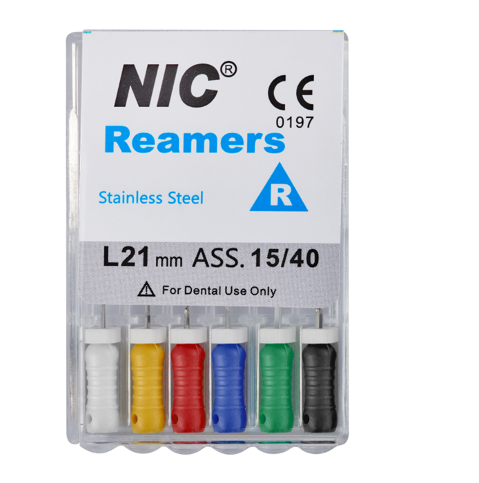 Reamers Nic Superline № 015/40 25 мм, 6 шт. - ручной каналорасширитель BA1030415B - фото 347125