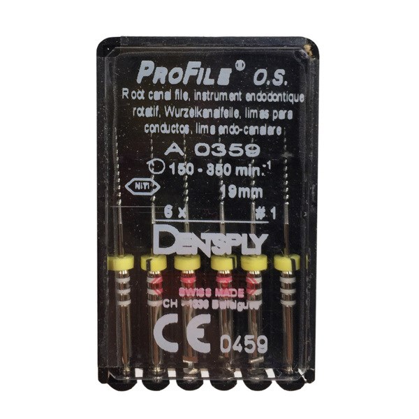 ProFile O.S. №1 L19 мм - набор каналорасширителей машинных из NiTi-сплава. A035921900100 - фото 348563