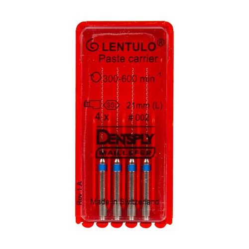 Lentulo  N2 L21 (ISO 40-45), 4 шт. - каналонаполнитель машинный, d = 0,8 мм (синий). A002222100212 - фото 349241