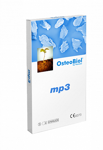 Костный материал OsteoBiol mp3 в шприце 0,5 см3, размер гранул двух видов 0.6-1.0 мм смесь кортикально-губчатой кости и коллагенового геля. A3015FS - фото 352050