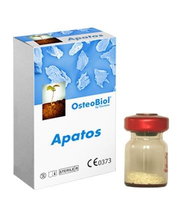 Костный материал OsteoBiol: Apatos Cortical, гранулы, 0,5 гр, размер гранул: 0.6-1.0 мм из кортикальной кости без коллагена. AC1005FS - фото 352498