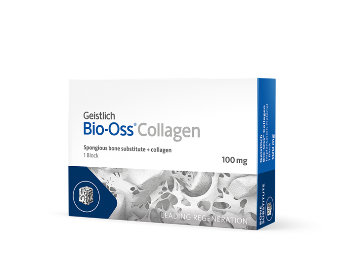 Костный материал :Bio-Oss Collagen, гранулы 100 mg натуральный костнозамещающий материал с добавлением коллагена. 30583.4 - фото 354631