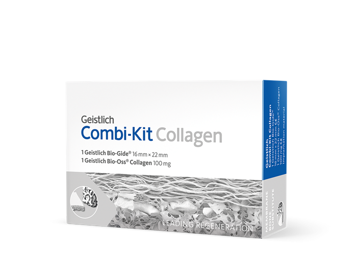 Combi-Kit Collagen набор для направленной костной регенерации: Bio-Oss Collagen 100 мг и Bio-Gide 16х22 мм 30591.1 - фото 355968