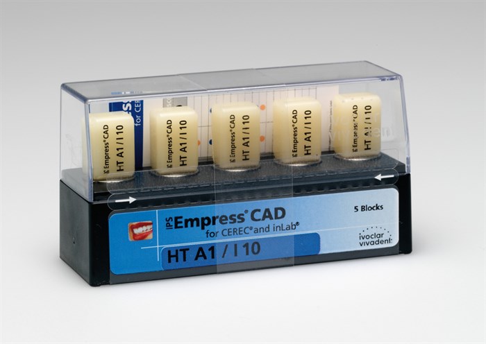 Блоки Ivoclar Vivadent IPS Empress CAD CEREC/inLab HT B2 I12 5 шт 602525 - фото 359482