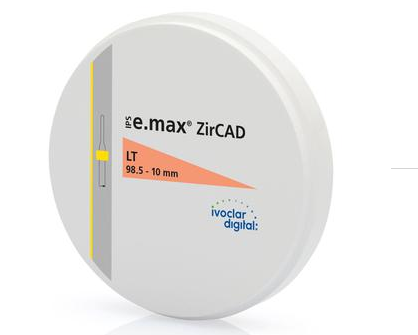 Диск диоксида циркония Ivoclar Vivadent  IPS emax ZirCAD LT A2 98,5-10 мм 689497 - фото 359661