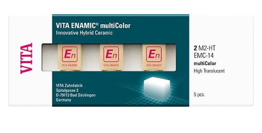 Блоки ENAMIC Multicolor  для Cerec/in Lab, 3M2-HT High 5 шт EC4EC4202765 - фото 360318