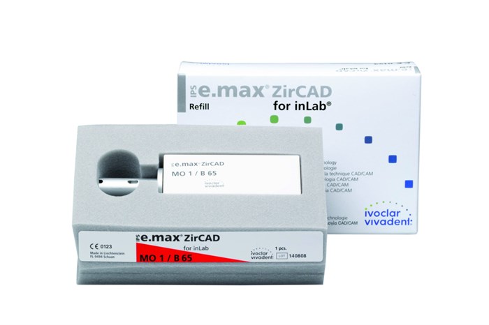 Блоки Ivoclar Vivadent IPS emax ZirCAD for InLab MO 0 B65 L-17 из оксида циркония, 1 шт 605469 - фото 361604