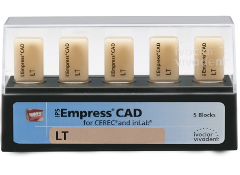 Блоки Ivoclar Vivadent IPS Empress CAD CEREC/inLab LT BL3 I12 5 шт 602584 - фото 361638