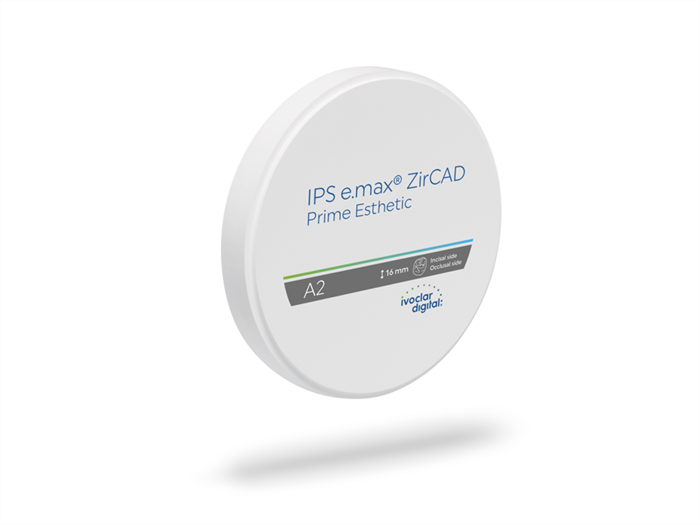 Диск оксида циркония Ivoclar Vivadent IPS emax ZirCAD Prime Esthetic C1 98,5-16, 1 шт 752127 - фото 363565