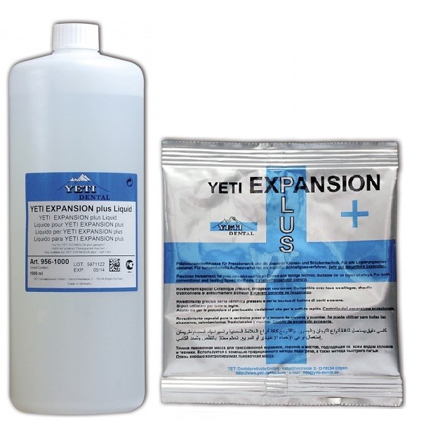 Паковка Yeti EXPANSION PLUS универсальная, порошок 5 кг (50 x 100 г) + 1 л жидкости. 956-0000 - фото 364221