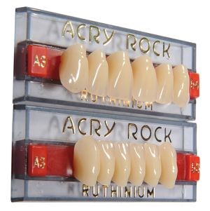 Зубы AcryRock Набор из 6 зубов фронт.низ. I-38 цвет A3 st141951 - фото 364241