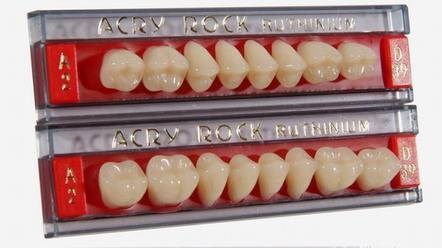 Зубы AcryRock Набор из 8 зубов жеват.низ D-36 цвет A3,5 st909417 - фото 364257