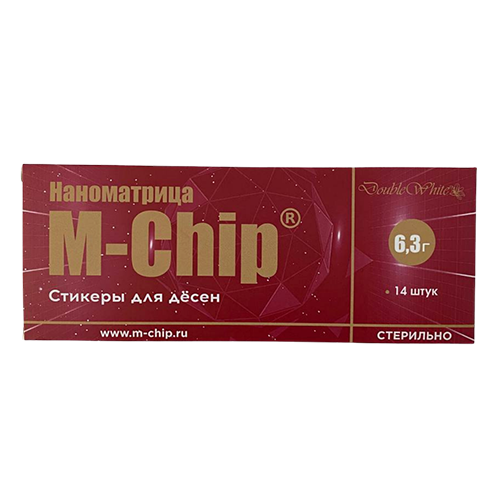 M-Chip наноматрица для лечения заболеваний пародонта. Стикеры для десен, 14 шт., арт: st774190 - фото 374426