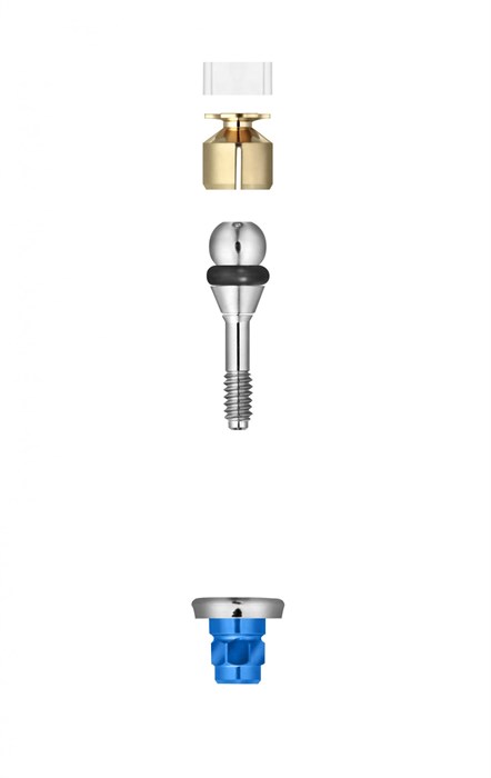 Шаровидный аттачмент FRIADENT Ball and Socket Attachment, размер D4.5/GH2, арт: 45-3152 45-3152 - фото 376054