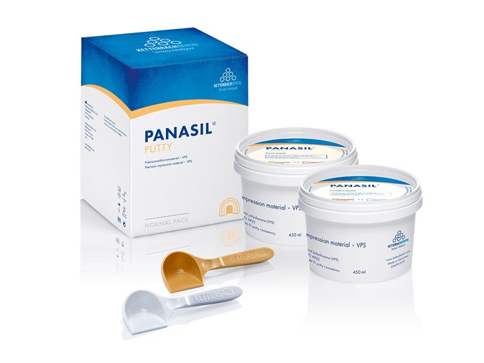 Оттискный материал Panasil Putty Normal pack11101 Panasil Putty Стоматологический оттискный материал, Kettenbach (Германия) 11101 - фото 376663