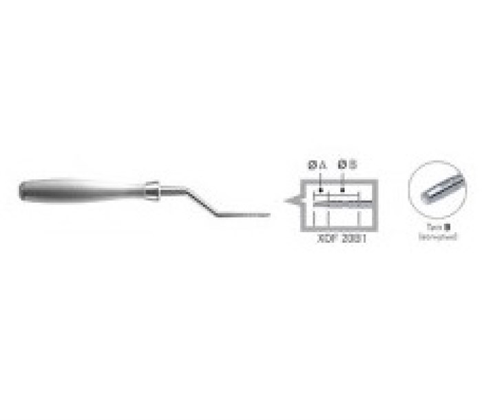 Остеотом вогнутыйXOF20B1 Остеотом стоматологический, диаметр 1.7*2.8 мм, Dentium (Ю.Корея) XOF20B1 - фото 382075