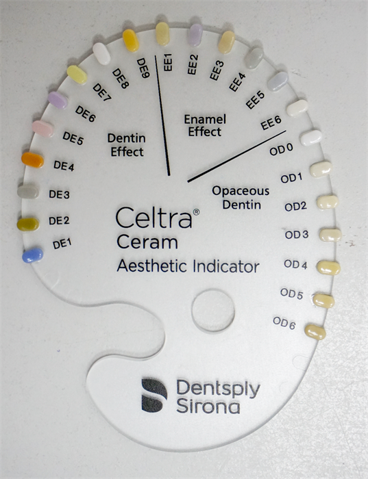 Celtra Ceram Шкала цветов Shade Indicator - Aesthetic Indicator, арт: 601004 601004 - фото 384969