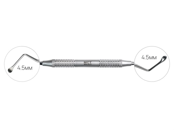 Кюретажная ложка изогнутая LUCAS 88BOC-05 Стоматологическая кюретажная ложка, изогнутая, LUCAS 88, Mr.Curette Tech, Южная Корея BOC-05 - фото 385950