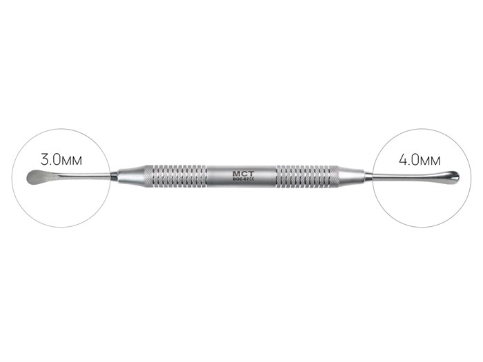 Кюретажная ложка MILLER CM8BOC-02 Стоматологическая кюретажная ложка MILLER CM8, Mr.Curette Tech, Южная Корея BOC-02 - фото 385964