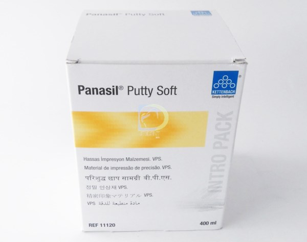 Panasil Putty Soft Intro pack - оттискной материал на основе А-силикона, пониженная конечная твердость, 2x200 мл 11120 - фото 387466