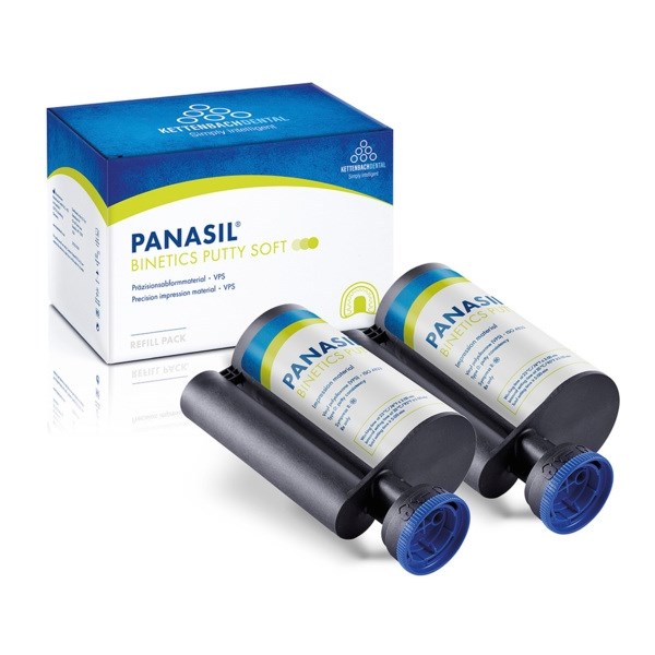 Panasil Binetics Putty Soft - оттискной материал, пониженная конечная твердость, 2x380 мл 14703 - фото 387542