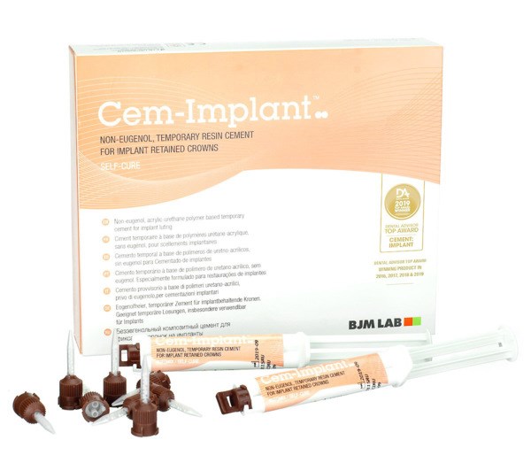 Cem - Implant Auto Mix - цемент для фиксации коронок на имплантатах. Набор для автоматического смешивания 100115-RU - фото 387551