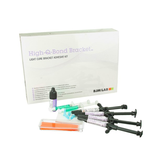 High-Q-Bond Light Cure Adhesive Bracket Kit - цемент композитный светоотверждаемый адгезивный для фиксации брекетов 400060-RU - фото 387578