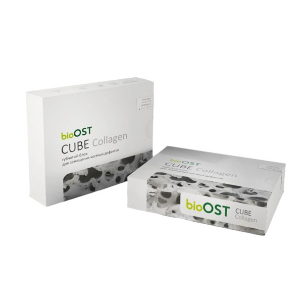 CUBE Collagen - блок губчатый, 20х10х10 мм Cb-10 - фото 388174