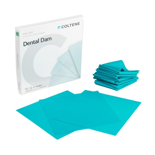 HYGENIC DENTAL DAM - латексные листы для коффердама, размер 152 х 152, тонкие, 36 шт H-02146 - фото 391076