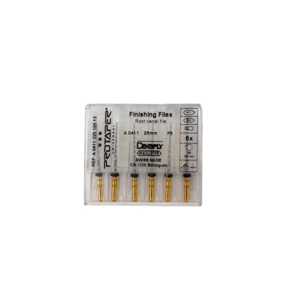 PROTAPER Universal – каналораширители машинные, F5, 25 мм, 6 шт А0411-225-105-12 - фото 391397