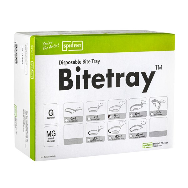 Bitetray - частичные сетчатые ложки для одномоментного снятия оттиска, G2 HalfSide, 50 шт 7333G2 - фото 397718