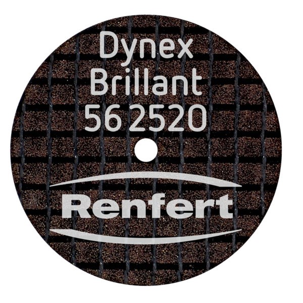 Диски отрезные Dynex Brillant, для керамики и металла, 0,25х20 мм, 10 шт 562520 - фото 399938