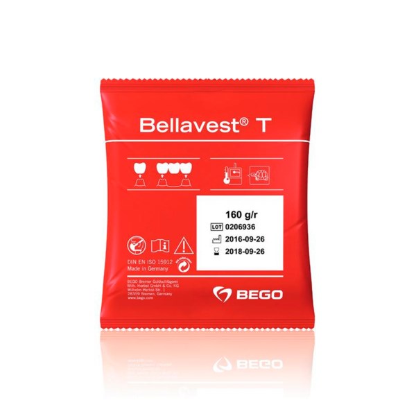 Bellavest T - паковочный материал для сверхточного литья коронок и мостовидных протезов, 30х160 г 54201 - фото 400515