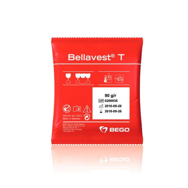 Bellavest T - паковочный материал для сверхточного литья коронок и мостовидных протезов, 144х90 г 54213 - фото 400522