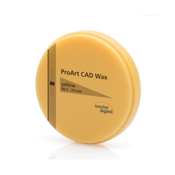 ProArt CAD Wax - воск моделировочный, желтый, 98.5х20 мм 686321 - фото 401552