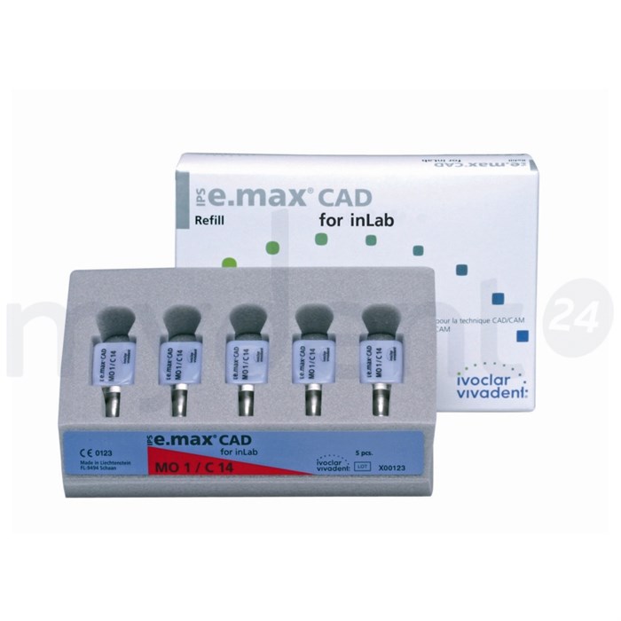 IPS e.max CAD for inLab MO 4 C14/5 pcs 596801 - фото 416346