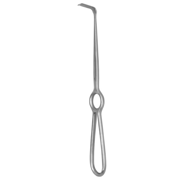 Ретрактор Surgical #1, хирургический, изгиб вниз, 7х25 мм SR1 - фото 422589